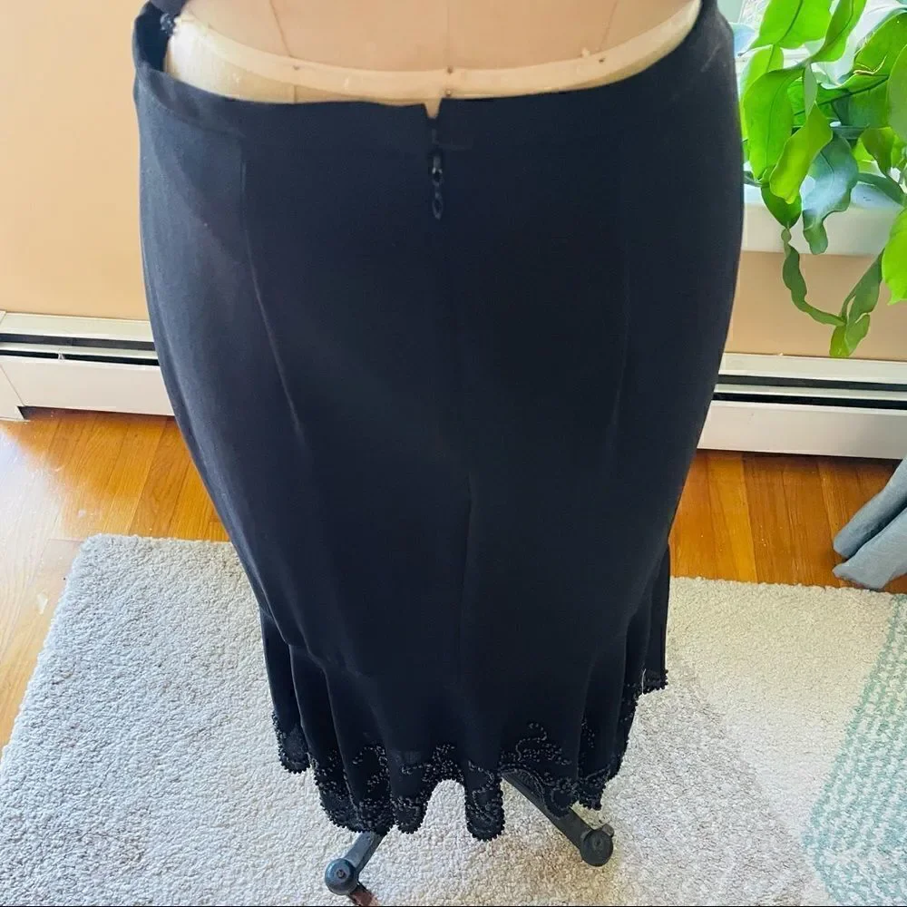 VTG | 2 piece black beaded evening wear 4-6 - Picture 7 of 12